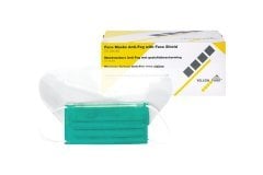Face Mask Anti-fog with Face Shield Green