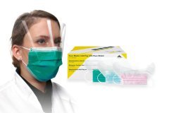 Face Mask Anti-fog with Face Shield Pink