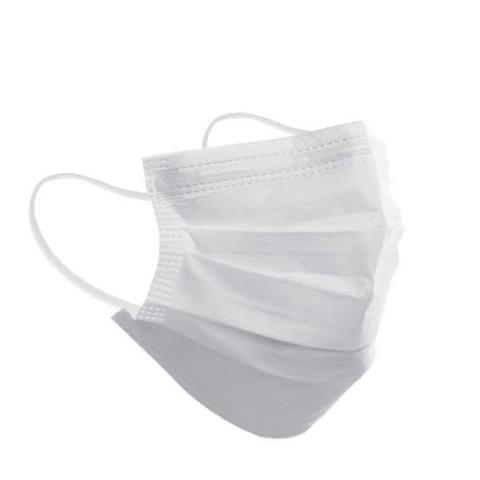 Full Ultrasonic 3 Layer Medical Surgical Mask White